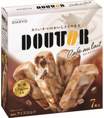 オハヨー乳業 ドトール カフェ・オ・レ アイスバー45ml×7本入×8箱